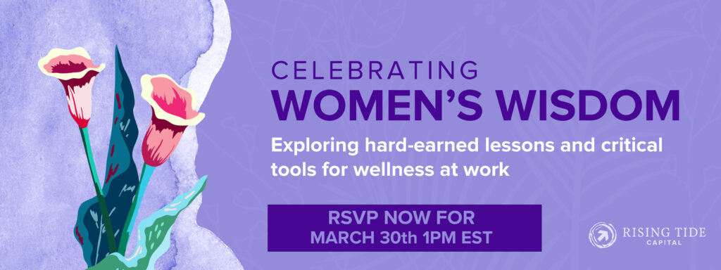 Banner for Celebrating Women's Wisdom Event - Register Now